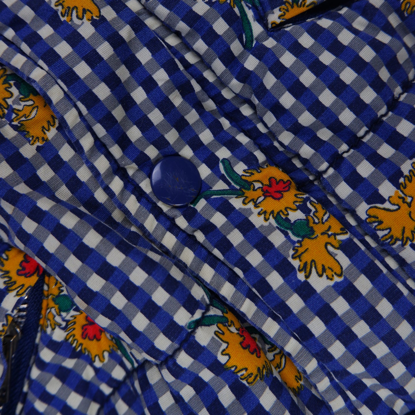 blouson à fleur et vichy vintage pour enfants