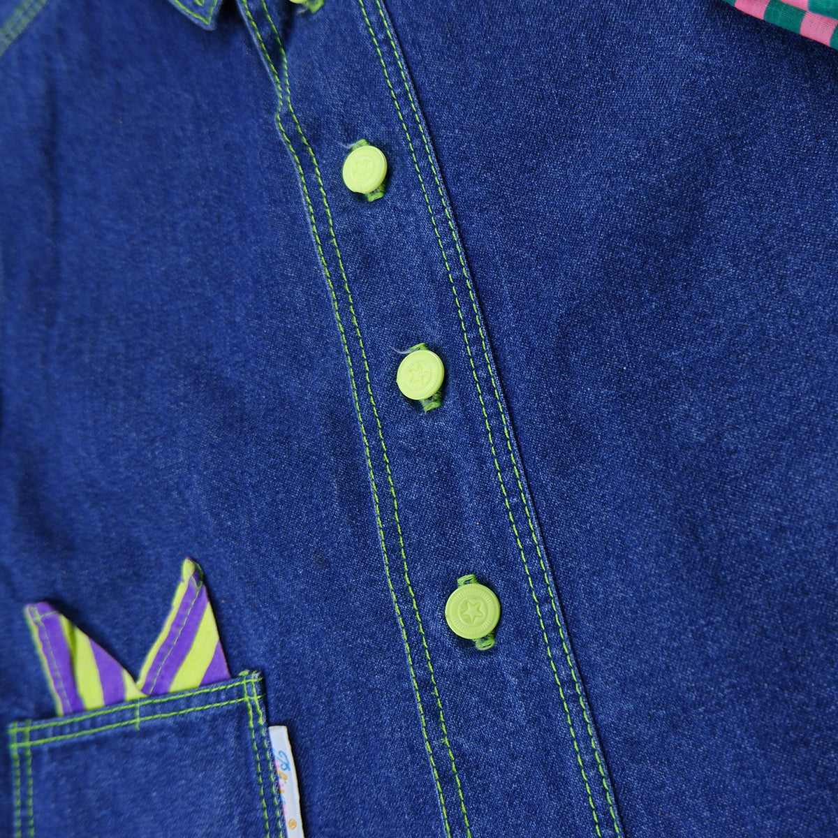 surchemise en jean vintage pour enfant