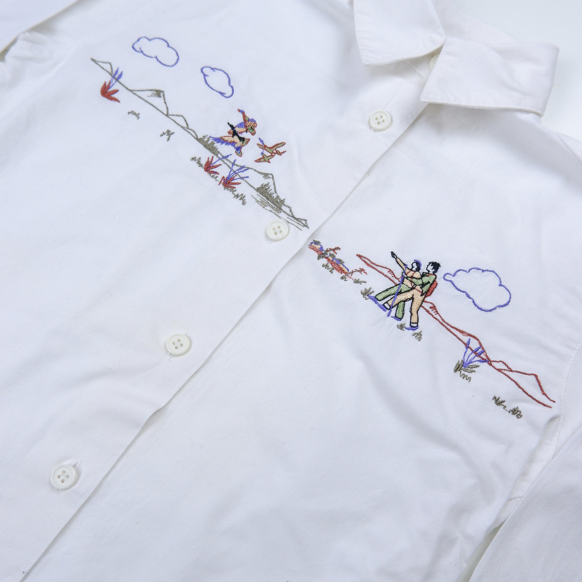 chemise brodée vintage pour enfant