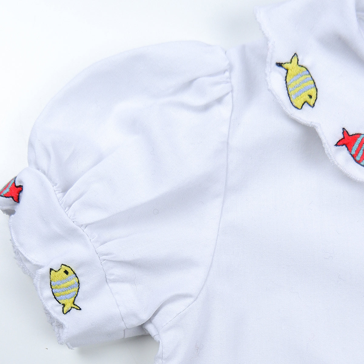 chemise fun à col claudine vintage pour enfant