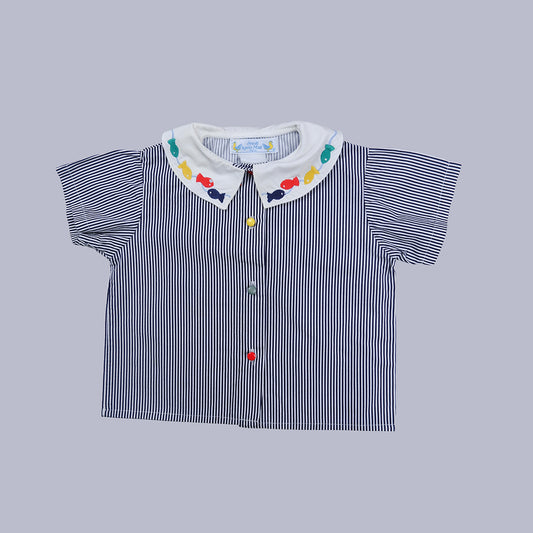 chemise rayé vintage pour enfant