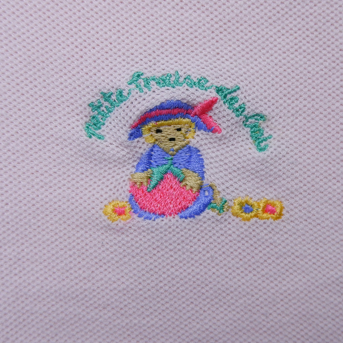 polo rose mixte vintage pour enfant