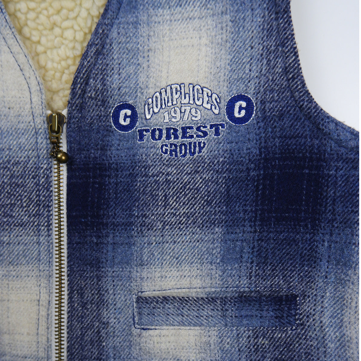 veste moumoute complices sans manche vintage pour enfant