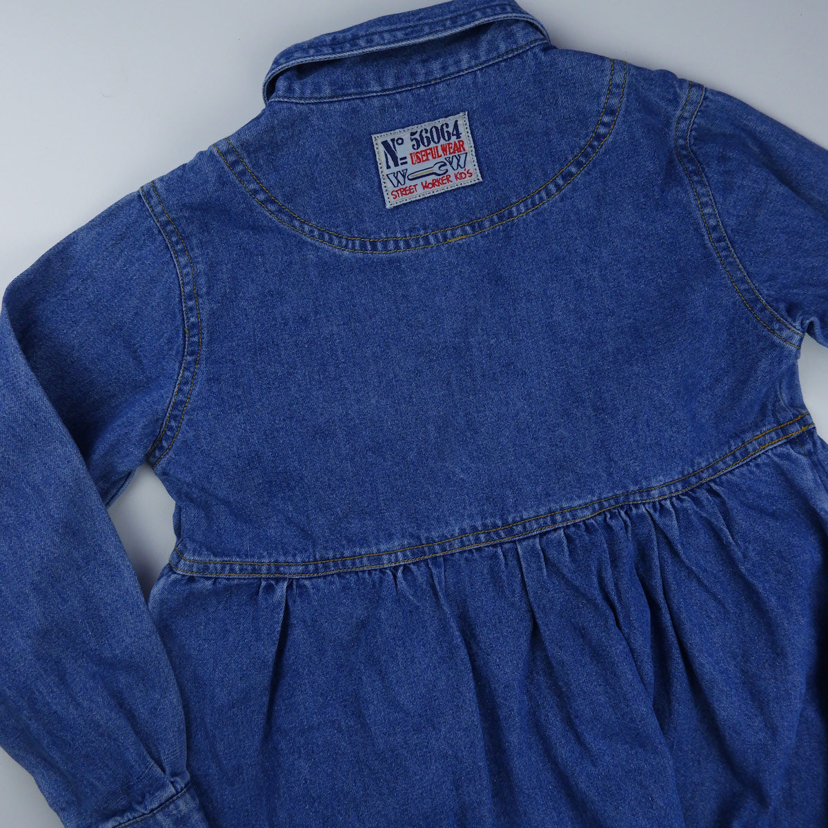 robe en jean western vintage pour enfant
