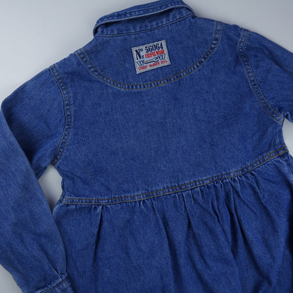 robe en jean western vintage pour enfant