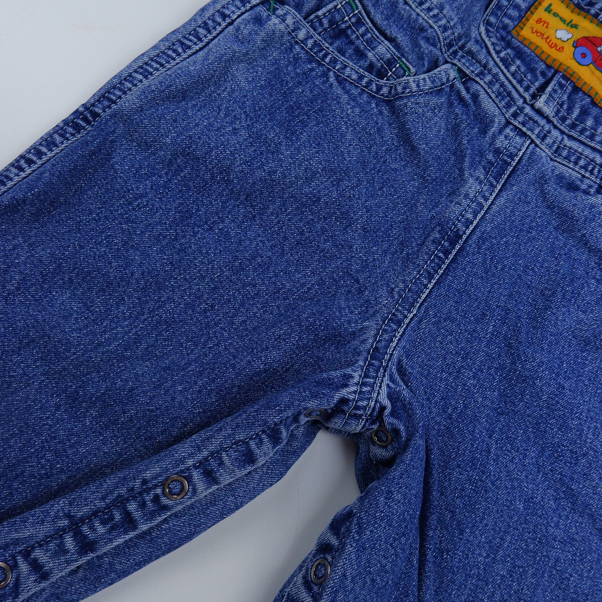 salopette en jean vintage pour enfants