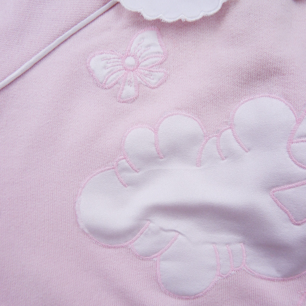 sweat-shirt rose pastel vintage pour bébé