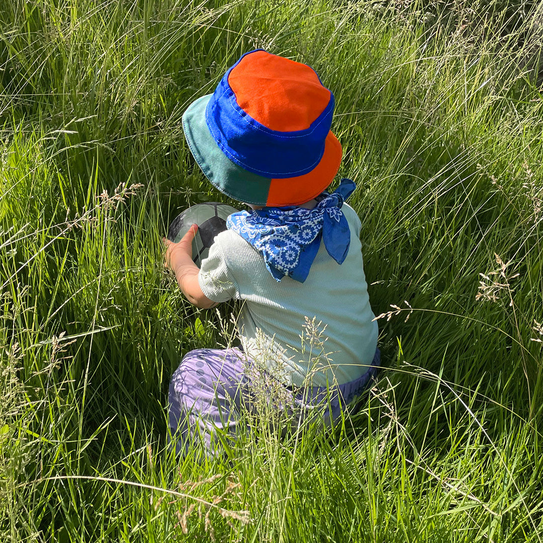 chapeau écologique upcyclé et made in france pour enfant