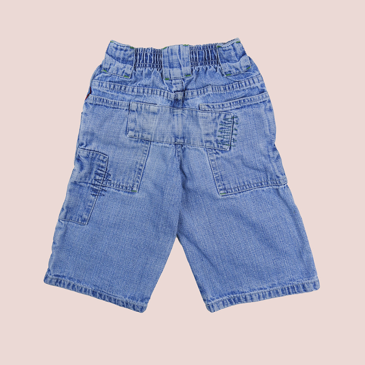 Bermuda en jean baggy vintage pour enfant