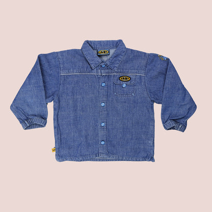 Chemise en jean DDP vintage pour enfants