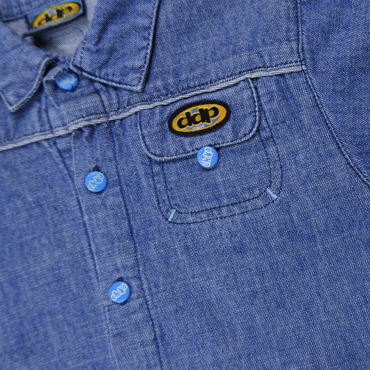 Chemise en jean DDP vintage pour enfants