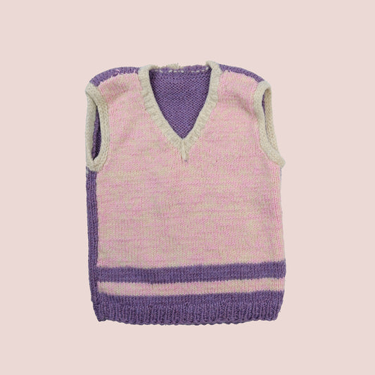 Gilet rose sans manche Vintage