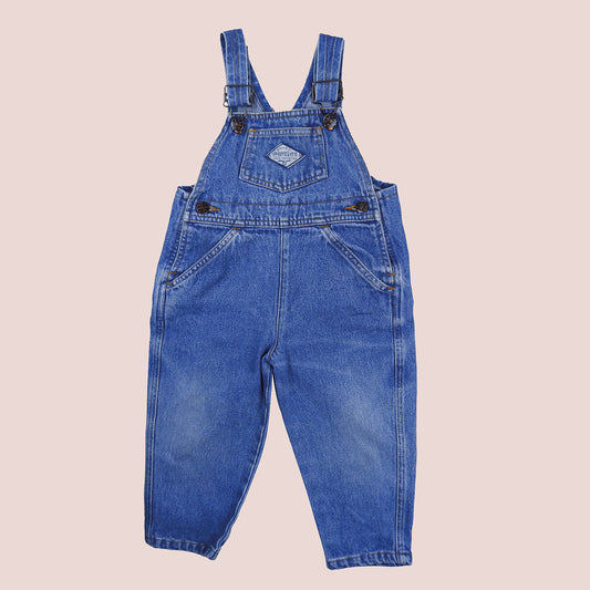 Vintage denim overalls