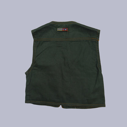 Vintage sleeveless army jacket