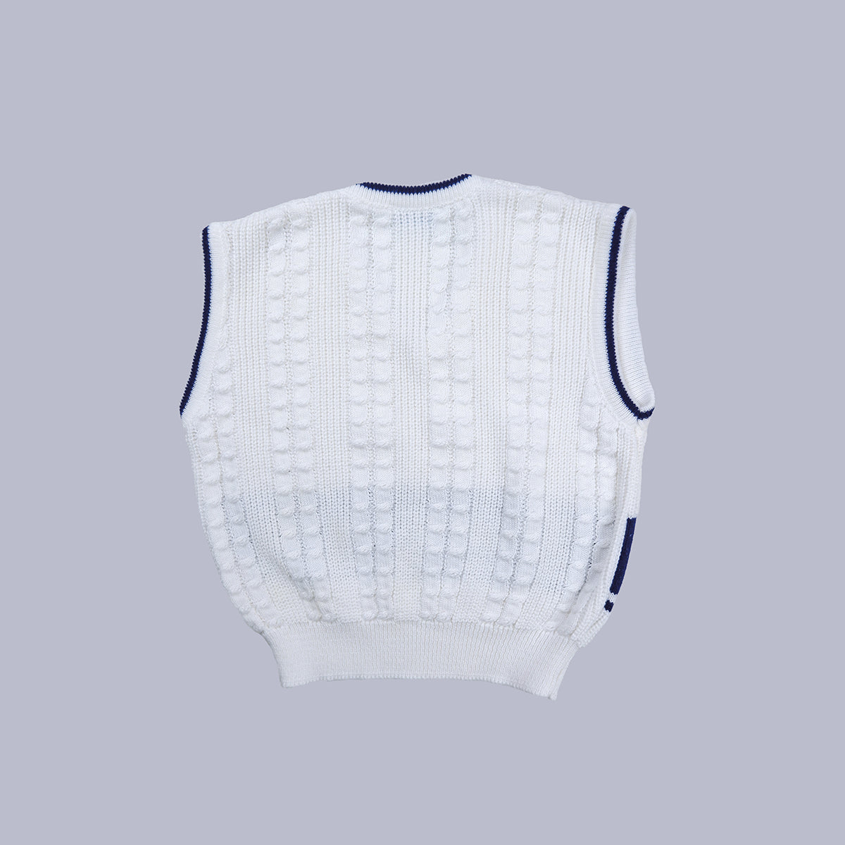 Preppy boy vintage knit sleeveless vest